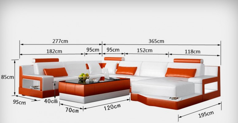 Design Leder Wohnlandschaft Eck Sofa Moderne Garnitur Couch Ecke Schwarz USB Neu