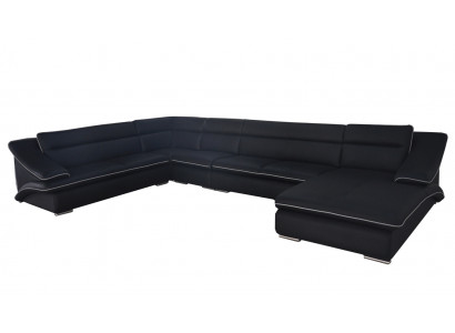 Sofa Ecksofa Design Polster Eckcouch Eckgarnitur Couch UForm Wohnlandschaft +USB