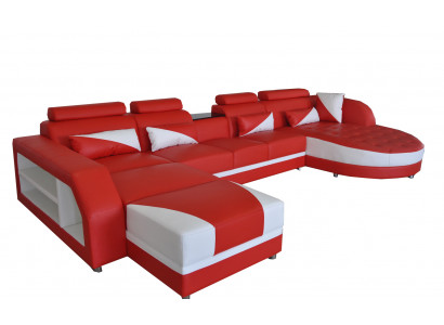 Sofa Ecksofa Design Polster Eckcouch Eckgarnitur Wohnlandschaft Couch UForm +USB