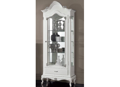 Vitrinen Glas Schrank Italienische Möbel Vitrine Wohnzimmer Anrichte Schränke