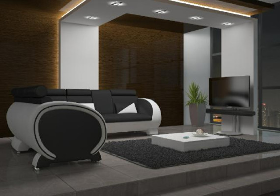 ECKSOFA ECKCOUCH DESIGN *FARBWAHL* SOFA +USB,LEDER LEDERSOFA LEDERGARNITUR