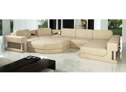 Ecksofa Polster Sitz Stoff Couch Sofas Couchen U Form Wohnlandschaft Möbel Neu