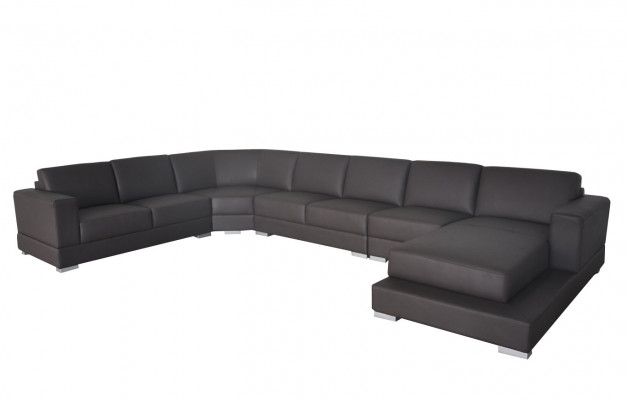Design Eck Couch Polster Sitz Garnitur Landschaft Modern Möbel Sofas mit USB Neu