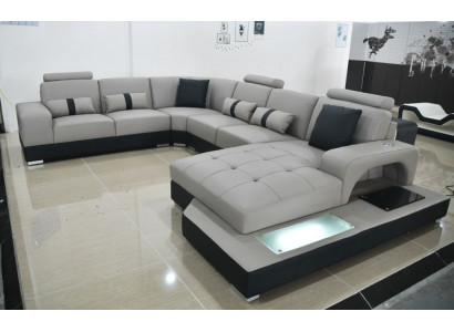 Wohnzimmer Couch Sitz Polster Ledersofa Garnitur Eckcouch Sofa Garnituren Leder