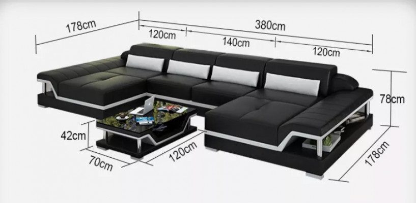 Design Sofa Ledergarnitur Couchen Eckcouch Polster Sofas Ledercouch Wohnzimmer