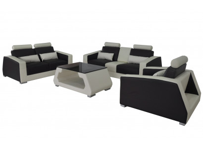 Polster Sofa Couchen Sofas Couch Garnitur Design Garnituren 3+2+1 Sessel