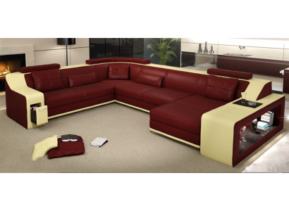 Modern Gemütliches Ecksofa mit breiten Armlehnen für Ihr Zuhause