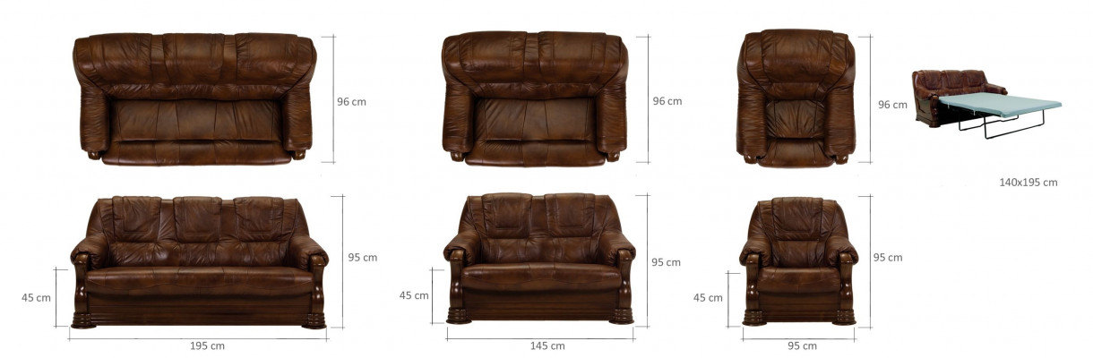Sofagarnitur Sofa Couch 3+1+1 Garnitur mit Bettfunktion Couchgarnitur Polster