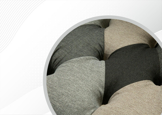 Chesterfield Mehrfarbig 3 Sitzer Sofa Dreisitzer Design Couchen Polster Textil