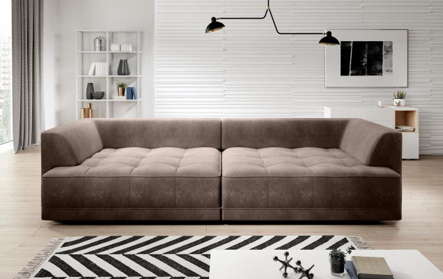 Schlafsofa 4er Sitz Sofas Zimmer Möbel Big xxl Couch Polster Design Sofa Couchen