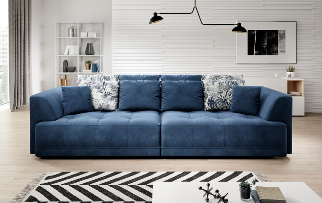 Big xxl Sofa Textil Couch Polster Design Sofa 4er Sitz Sofas Möbel Big Lümmel