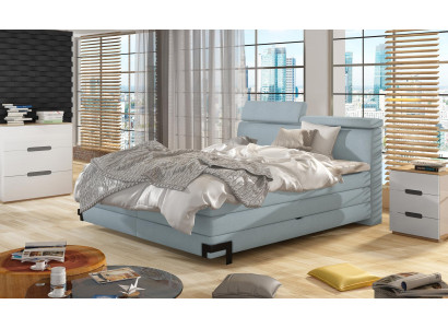 Designer Bett Schlafzimmer Betten Textil Hotel Luxus Polster Boxspringbett Möbel