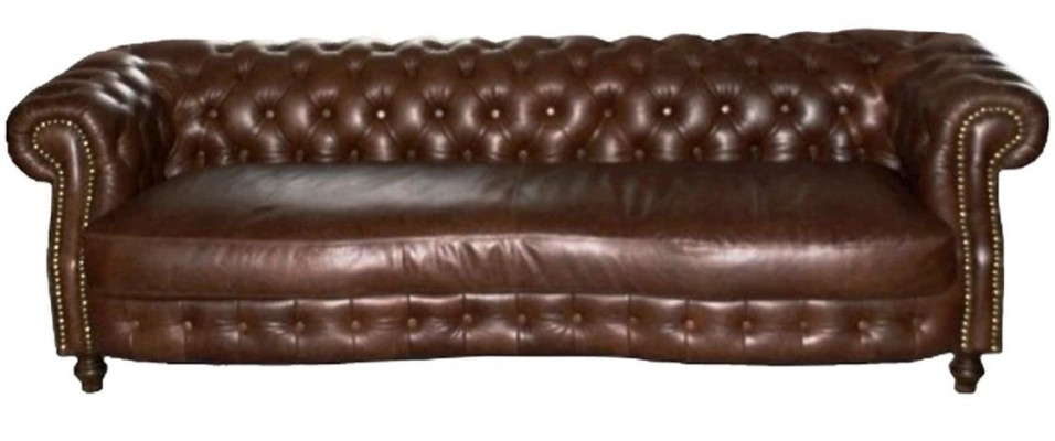 Chesterfield Braun Ecksofa Sofa Couch Polster Eckgarnitur Wohnzimmer