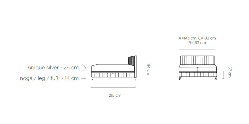 Doppel Schlafzimmer Holz 180x200 Bett Klassisch Polsterbett Luxus Boxspringbett