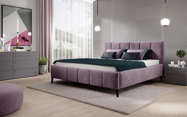 Bett Schlafzimmer Betten 180x200 Polsterbett Design Doppel Hotel Möbel Samt Neu