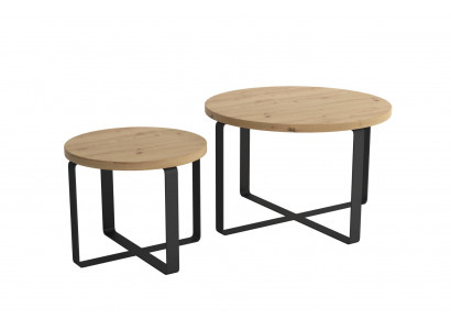 Couchtisch Set Tische Wohnzimmer Design Edelstahl 2tlg. Beistelltisch Tisch 2x