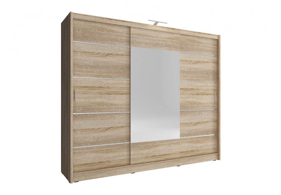 Spiegel Schrank Schlafzimmer Schwebe 250cm Kleider Schränke Schiebetüren
