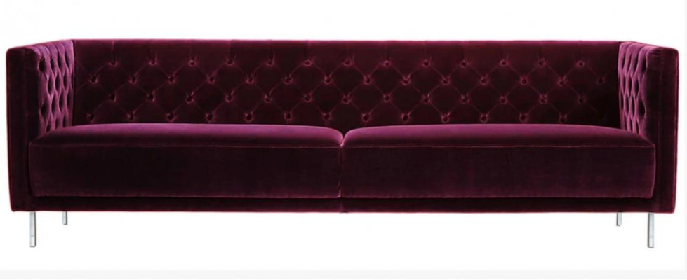 Violett Chesterfield Wohnzimmer Modern Design Sofa Italienische Stil Möbel Möbel