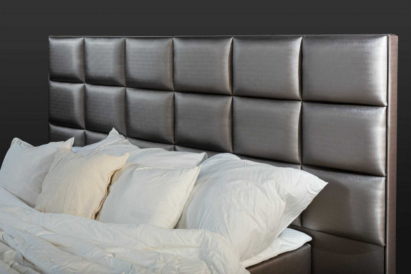 Schlafzimmer Betten Kunstleder Luxus Bett Boxspringbett 180 x 200 cm