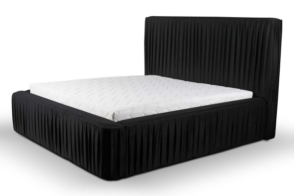 Bett Design Luxus Doppel Hotel Betten Schlaf Zimmer Luxus Schwarz Modern