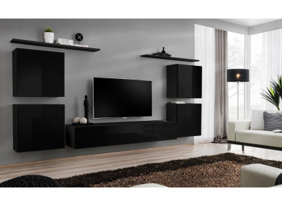 Wohnzimmer Wandregal Einrichtung Wohnwand Luxus Komplett Set Wandschrank