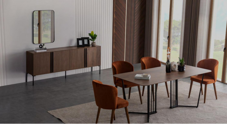 Edelstahl Esstisch Esszimmer Wohnzimmer Moderne Tische Design Metall neu