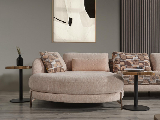 Set 5tlg Garnitur Sofa U-Form Sofa Viersitz Möbel Sessel Luxus Einrichtung