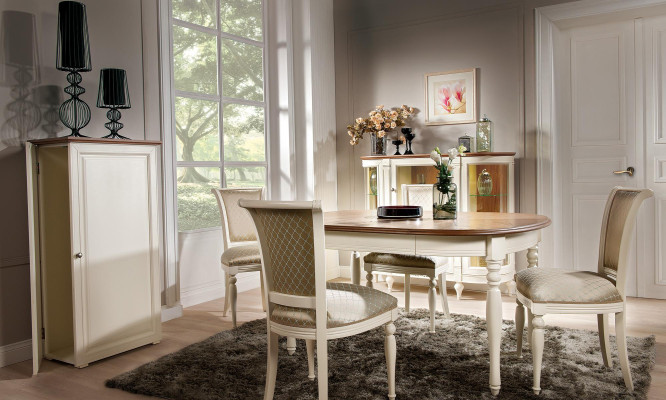 Klassische Vitrine Schrank Vitrinenschrank Vitrinen Anrichten Glas Schränke Neu