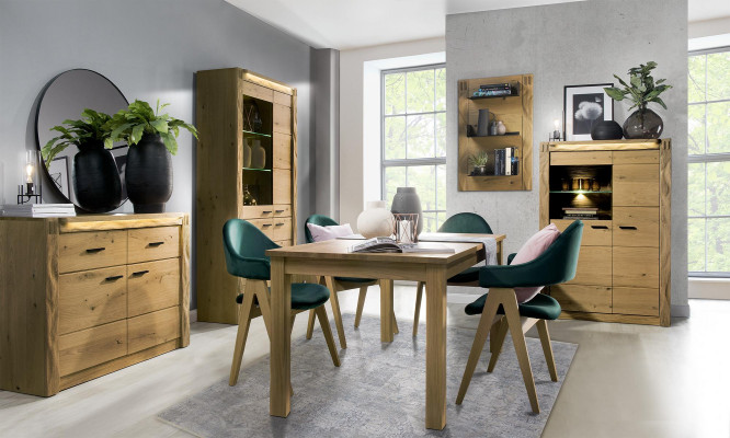 Design Kommode Kommoden Holz Anrichte Moderne Sideboard Hoch Schrank 116cm Neu