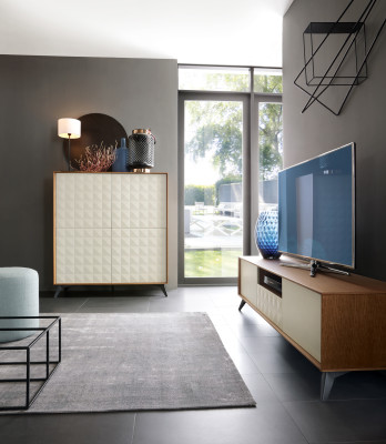 RTV Sideboard Fernseh Wand Hochglanz Lowboard Unterschrank TV Led Fernsehschrank