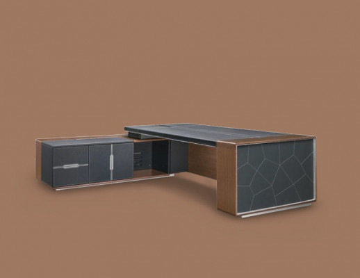 Design Büro Tisch Schreibtisch Sessel Einrichtung Ecktisch mit Stuhl 2tlg. Neu