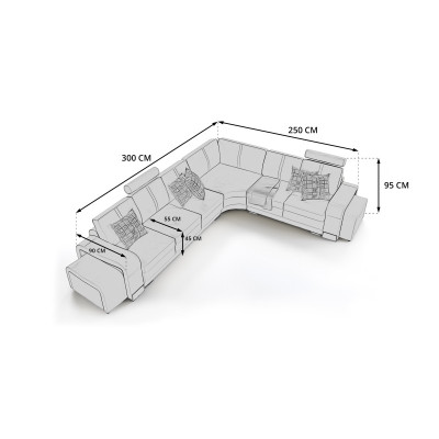 Eleganz für Ihr Zuhause Neues L-Form Ecksofa in modernem Beige