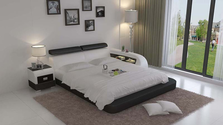 Designer Bett Polsterbett Luxusbett Doppelbett Ehebett Betten 140/160/180 cm