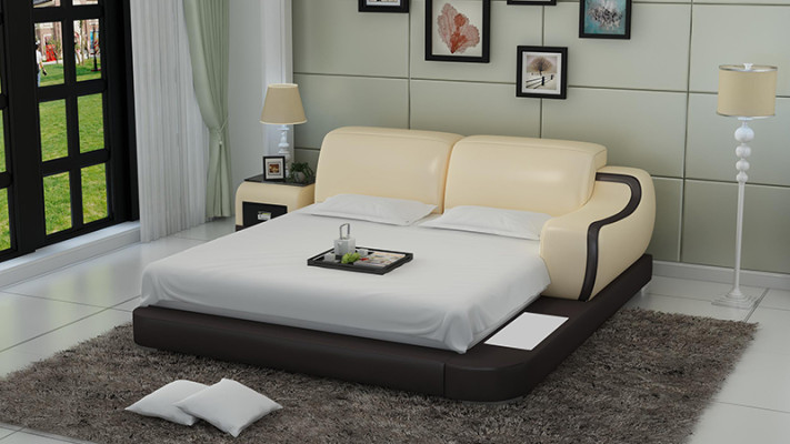 Designer Bett Polsterbett Luxusbett Doppelbett Ehebett Betten 140/160/180 cm
