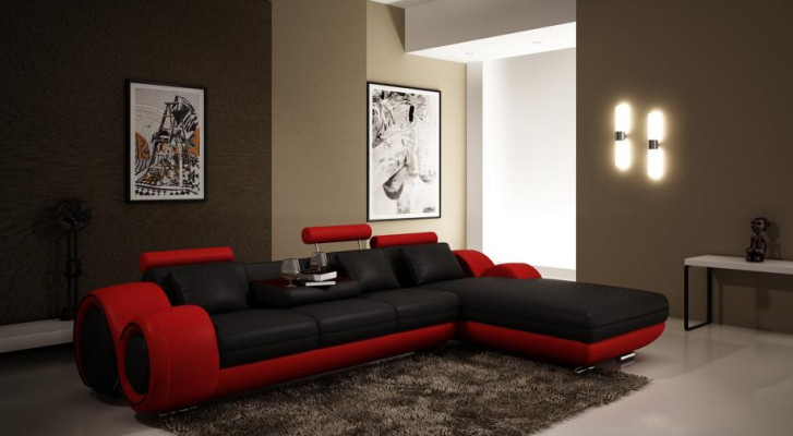 Exklusives Wohnambiente mit unserem Luxuriösen Ecksofa in L-Form