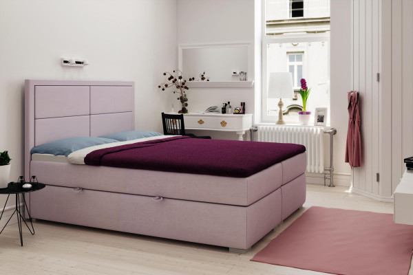 Boxspring Bett Hotel Doppel Komplett Set Matratze Topper Betten Funktion Kasten