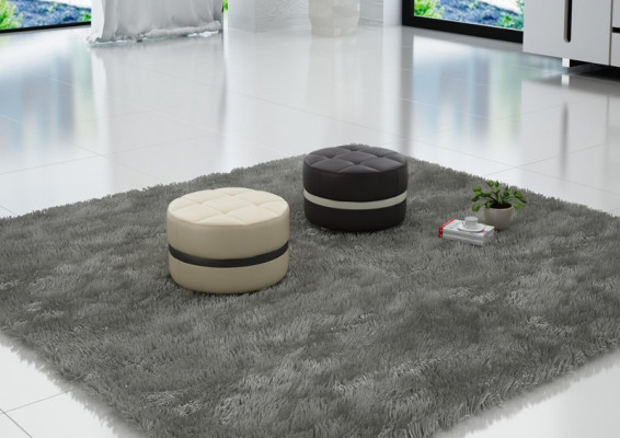 Design Polster Hocker Fußhocker Ottomane Sitz Gepolstert Pufa FT003