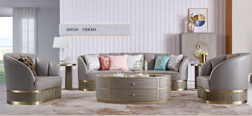 XXL Big Sofa Couch Polster Garnitur 4+1 Sitzer KlassischTextil Sofas Couchen