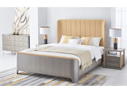 Bett 2x Nachttisch 3tlg. Schlafzimmer Set Betten neu Luxus Modern 180x200 Zimmer