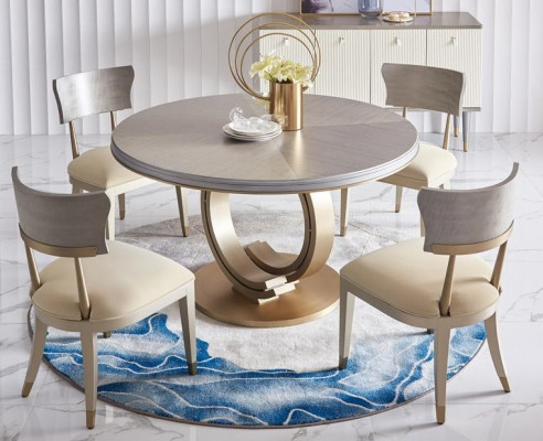 Design Stuhl Set 4x Luxus Stühle Sitz Polster Gruppe Lehnstuhl Set Garnitur
