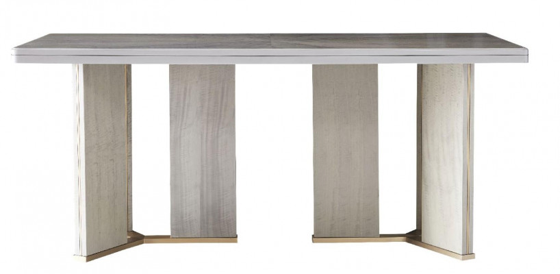 Luxus Möbel Esstisch Tisch Esszimmer Wohnzimmer Marmor Holz Design