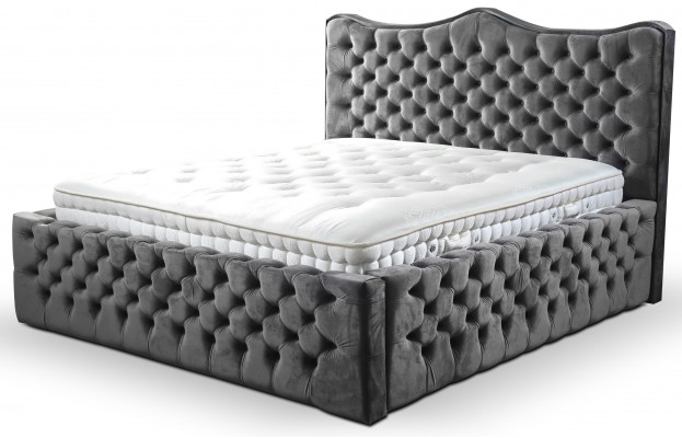 Design Luxus Doppelt Hotel Schlafzimmer Boxspring Komplette Betten Bett Polster