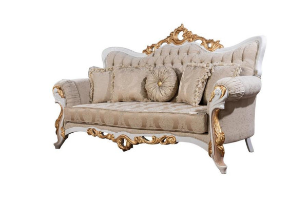 Sofagarnitur 3+1 Sitzer Set Design Sofas Polster Couchen Leder Relax Klassiker