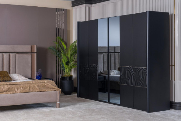 Kleiderschrank Schrank Luxuriöses Schlafzimmer Möbel Schränke Holz