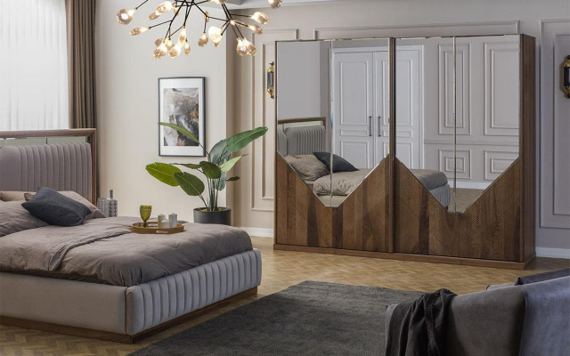 Kleiderschrank Schlafzimmer Holz Schrank Möbel Neu Schränke Eckschrank