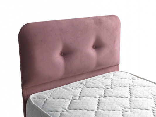 Bett Design Betten Luxus Polster Schlafzimmer Möbel Neu Modern Rosa 90x190