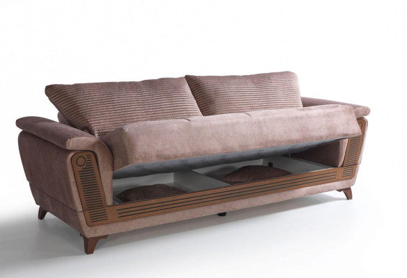 Sofagarnitur 3+1 Sitzer Sessel Garnitur Modern Relax Möbel Schlafsofa