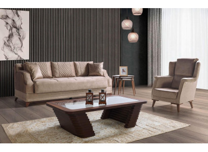 Sofagarnitur 3+1 Sitzer Sessel Garnitur Modern Relax Sessel Möbel Neu Luxus Eu