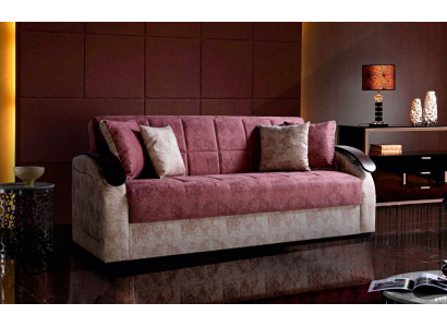 Rosa Modernes Sofa 3 Sitzer Relax Sofa Luxus 3er Sofa Wohnzimmer Neu 3 Sitzer