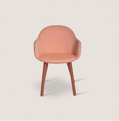 Designer Rosa Sessel Moderner Lehnstuhl Wohnzimmer Armlehnenstühle Neu